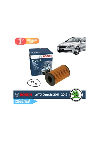 Skoda Octavia 1.6 Dizel 2011 - 2012 Model Yağ Filtresi