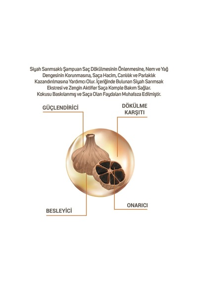 Dermobella Siyah Sarımsak Şampuanı 700 ML