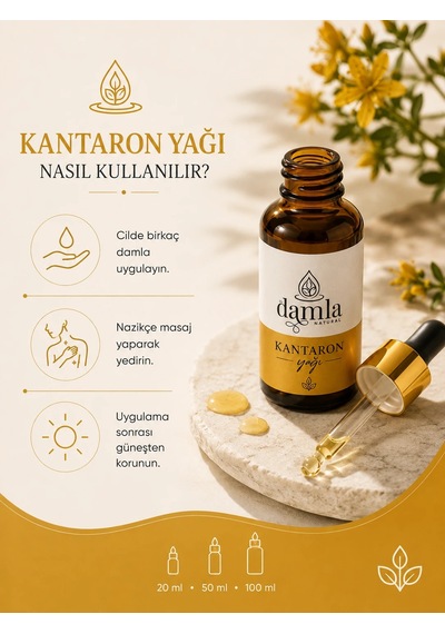 Biodamla Natural Kantaron Yağı 20 Ml
