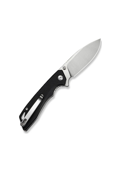 Sencut Stratex Black G10 Handle Satin Finished 9cr18mov Blade Kamp Çakı Siyah