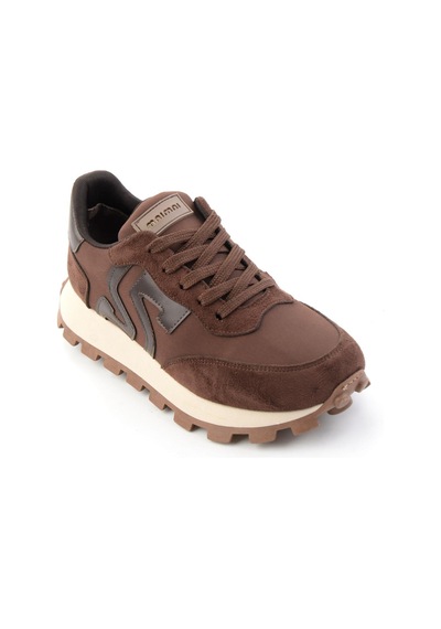Bambi Kahve Süet Kadın Sneaker K01791073972