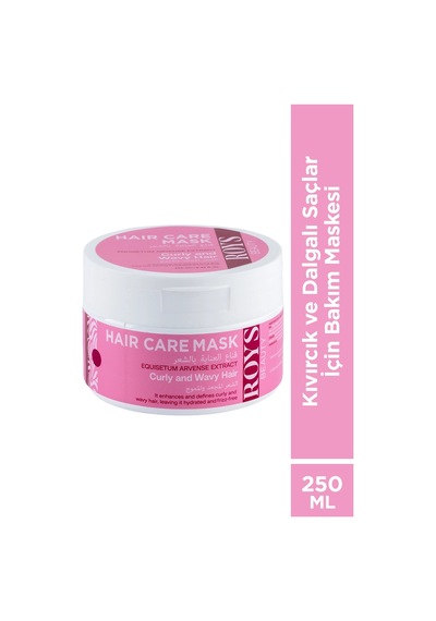 Roys Beauty Kıvırcık Ve Dalgalı Saçlar İçin Bakım Maskesi