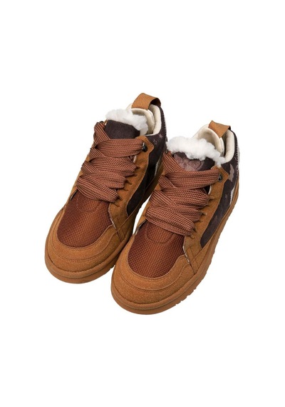 Kadın Vegan Deri Taba Sneakers - Nocturnal Glow Tasarım Çok Renkli