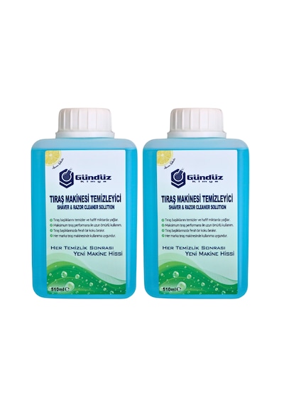 Tıraş Makinesi Temizleme Sıvısı 510 Ml X 2 Adet Braun, Philips, Panasonic Uyumlu