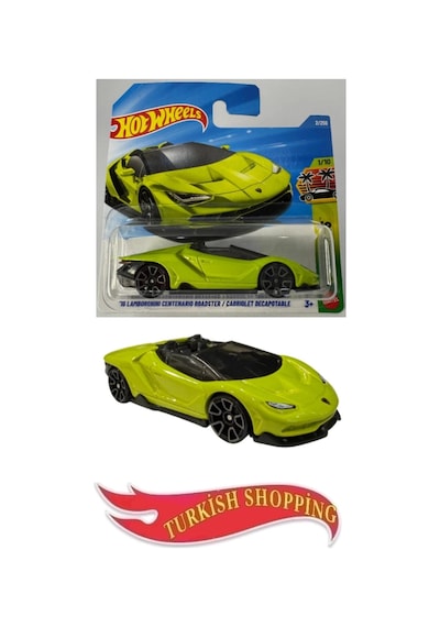 Hotwheels 1:64 Ölçek 16 Lamborghini Centenario Roadster Cabriolet Çok Renkli