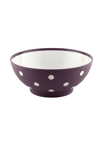Benekli Renkli Yuvarlak Kase Tabak 1.50 Litre 20.5x8.5