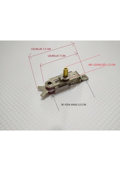 1,5 Cm Mil Tost Makinesi Termostat , 220 Volt - 10 Amper Ayar