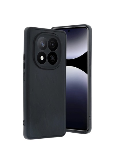 Xiaomi Redmi Note 14 Pro 5g Uyumlu Kılıf Aras Deri Kapak - Siyah