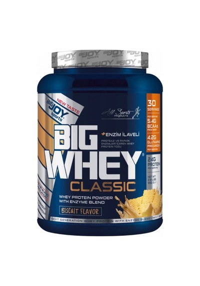 Bigjoy Sports Whey Protein Tozu Bigwhey Classic Bisguit 990g Bisküvi 30servis Whey Protein Powder Wıth Enzım Blend Bıgjoy