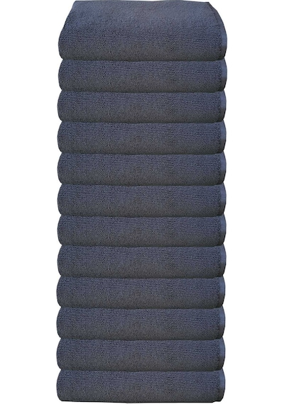 12li Paket Boya Tutmayan Mikrofiber El Yüz Spor Kuaför Havlusu 50x90 Cm Renkli