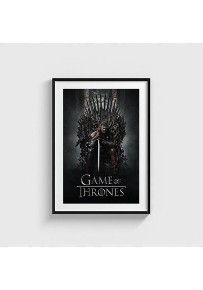 Game Of Thrones Dizi Posteri Tablo Çerçeveli Poster Duvar Dekorasyonu Siyah Çerçeveli Tablo Siyah Çerçeveli Tablo Dn11d443sıyah