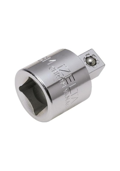 İzeltaş 1513060002 M Lokma Adaptörü, Krom, 1/2", 3/8"