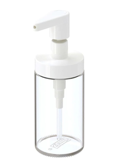 Buççin Online Mağaza Sıvı Sabunluk Banyo Tuvalet Aksesuarı 250ml 4 Adet Cam Beyaz Çok Renkli