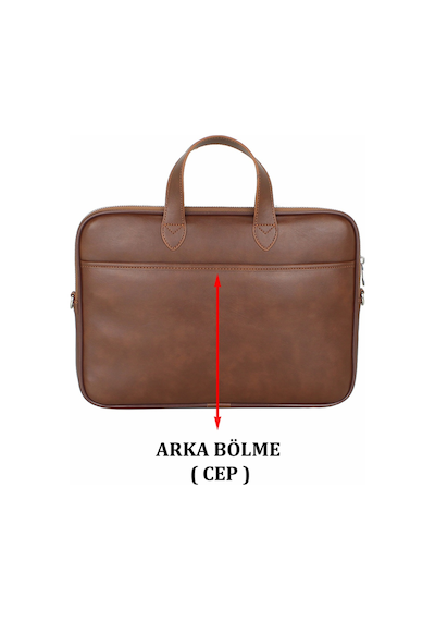 Case Club Apple Uyumlu MacBook Air Pro 13.3" & 14" Inç Taba Laptop Evrak Çantası