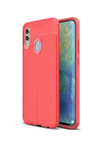 Huawei P Smart 2019 Kılıf Zore Niss Deri Desenli Silikon Kılıf