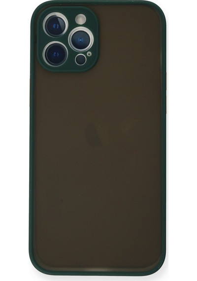 Apple iPhone Uyumlu   12 Pro Kılıf Montreal Silikon Kapak - Yeşil