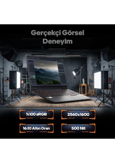Game Garaj Slayer SR7T-5060-C2 R7-255 32 GB 1 TB SSD RTX5060 15.3" Free Dos Dizüstü Bilgisayar