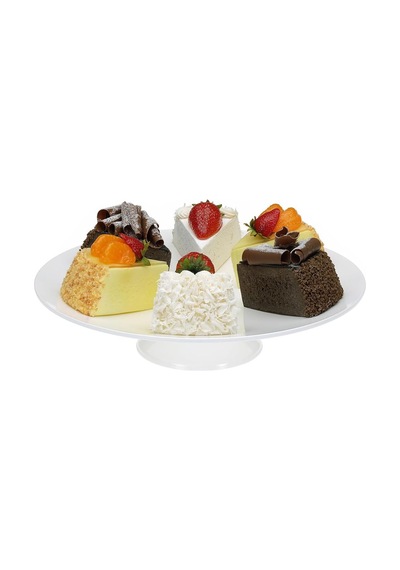 Gastronomi Teşhir Tepsisi Ayaklı Yuvarlak35 Cm Pc