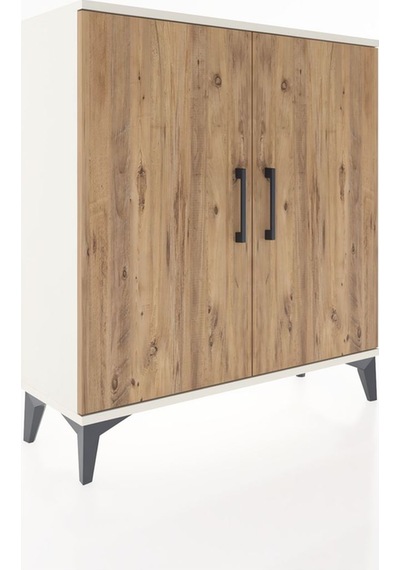 Arges Şifonyer 2 Raflı 2 Kapaklı 88x30x96 Aytaşı-çam Aytaşı