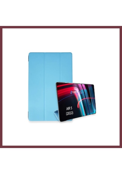 Storeşahin Apple Uyumlu iPad Air 5 2022 Kılıf Tablet Smart Kılıf - Açık Mavi Shn0720