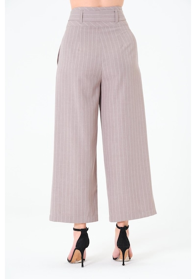 Sortie Collection Kuşaklı Pantolon Gri