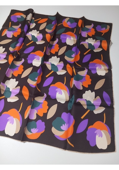 BELLİ Luxury Twill Ipek Eşarp 4040 Çok Renkli