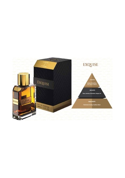 Exquıse 100 Ml Edp Nıche Unısex Parfum Top Note Pepper, Osmanthus, Pear, Styrax, Tropical Mıd Note Rose, Jasmine, Geranium, Ginger, İris Base Note Patchouli, Smoky, Vanilla, Musk