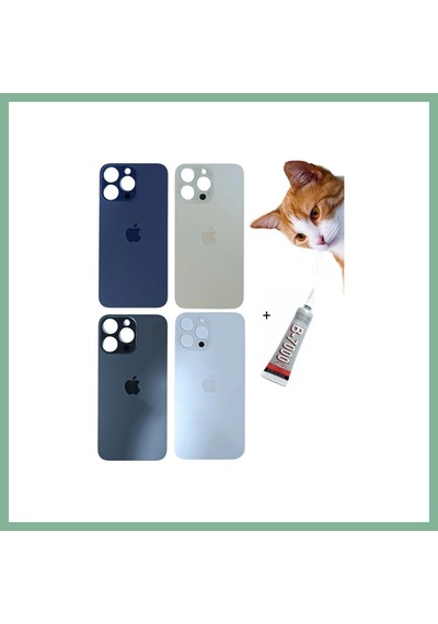 Bşkvirgo İphone 14 Pro Max Uyumlu Arka Batarya Pil Kapağı Altın B Bsk2026