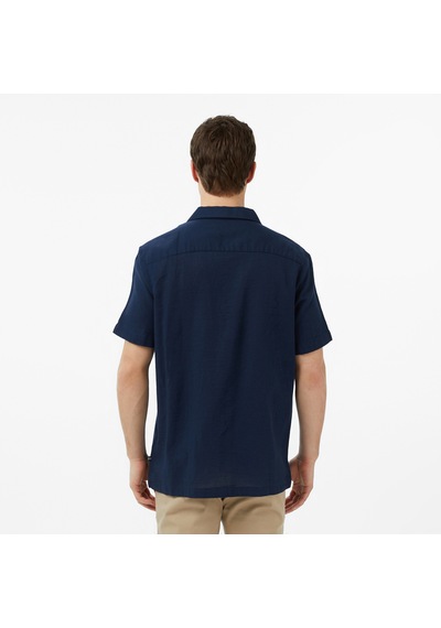 Nautica Erkek Lacivert Regular Fit Kısa Kollu Gömlekdüzw65538t