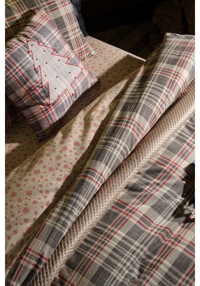 Flanel Nevresim Takımı Wendy Tek Kişilik Krem Krem