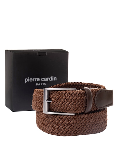Pierre Cardin Multi Renk Örgü Erkek Kemer En 3,5 Cm Pc-1745 Kahverengi
