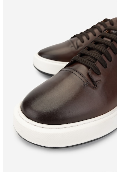 Valmenti Erkek Hakiki Deri Taba Sneakers & Spor Ayakkabı 1093 2276 Erk Ayk Y25 Taba Taba