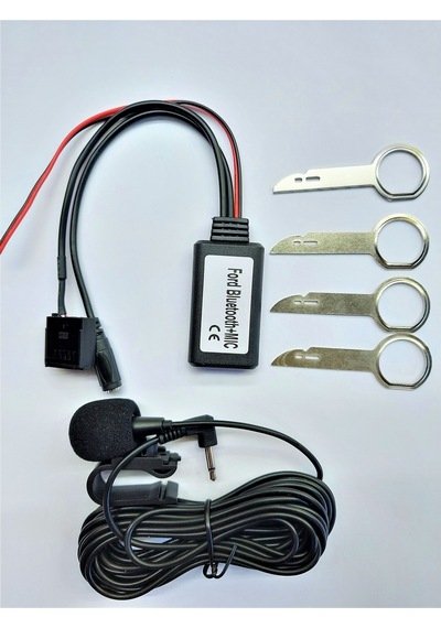 Ford Sony 6000Cd Aux Menülü Teyp Uyumlu Bluetooth Mikrofonlu Kit + Sökme Anahtarları
