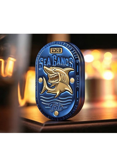 Shark Edc Slider Yeni Nesil Premium Stres Çarkı Sapphire Blue