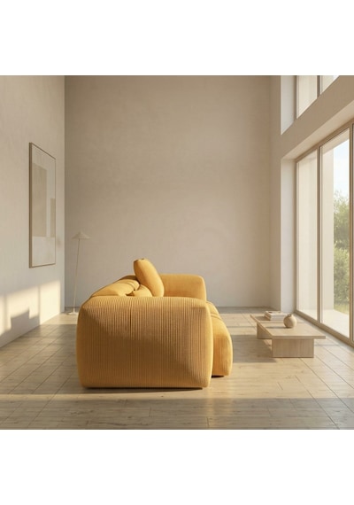 Relax Lego Koltuk 3'lü Kanepe Sünger Koltuk Sarı