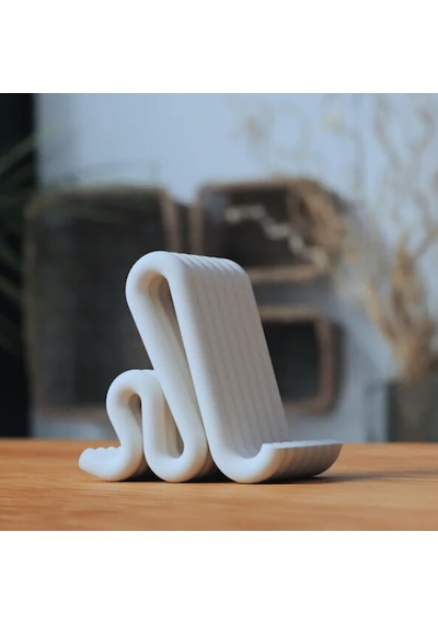 Tr Modern Masaüstü Minimalist Telefon Tutucu - Stand Beyaz Diğer