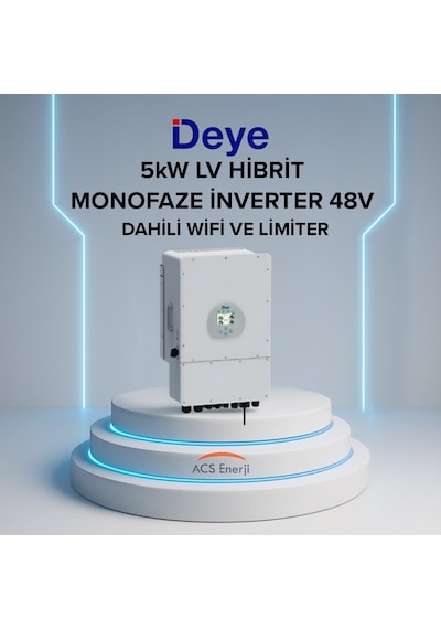 Deye 5kw Hibrit Monofaze İnverter Lv
