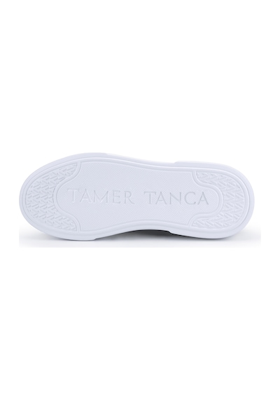 Tamer Tanca Erkek Hakiki Deri Siyah Floter Sneakers & Spor Ayakkabı 1212 2501 Erk Ayk Y26 Sıyah Fltr