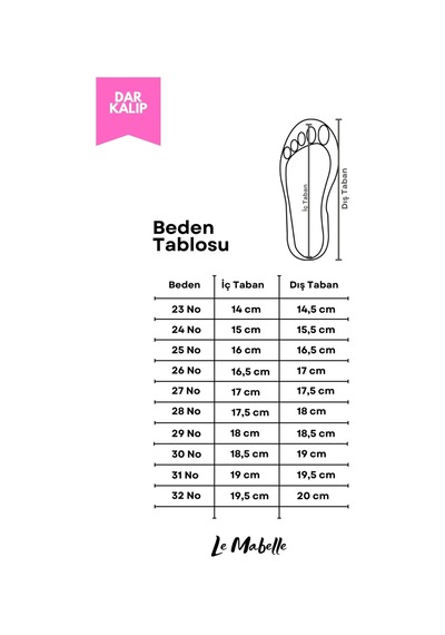 Le Mabelle Pembe Fiyonklu Şeffaf Kız Çocuk Ayakkabı Pembe