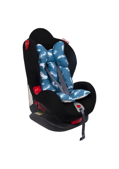 Sevi Bebe Puset Ve Oto Koltuğu Minderi Tüy Desen Mavi Sevi Bebe Puset Ve Oto Koltuğu Minderi Tüy Desen Mavi