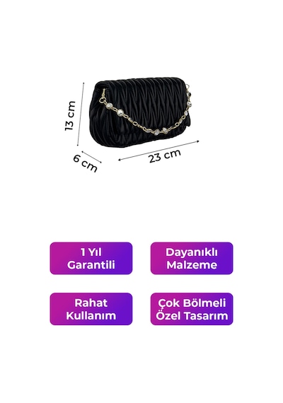Kriste Bell Kadın Çanta Siyah 26407 Siyah