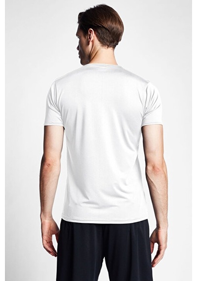 Lescon Erkek Kısa Kol T-shirt 25s-1220-25b Beyaz