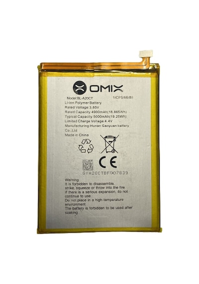 Omix X400 Pil Batarya 5000 Mah Bl-a20ct