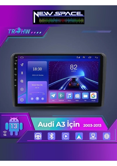 Audi A3 Android 6gb Ram 128gb Rom 8 Çekirdek Carplay Multimedya