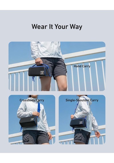 Osmo Pocket 4/3 İçin Taşıma Çantası, Disadv Multi-functional Storage Bag For Osmo Pocket 4/3, Insta360, Gopro, Djı Osmo Serisi Kameralar İle Uyumlu
