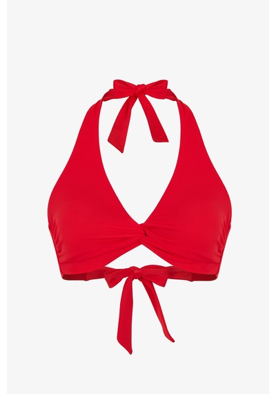 Penti Kırmızı New Üçgen Twist Bikini Üstü