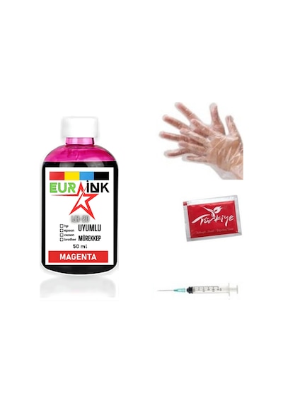 Brother Bt6000bk / Bt5000 Serisi Uyumlu Mürekkep Magenta 50 Ml