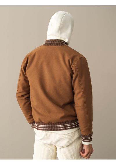 Xint Camel Regular Fit Bomber Yaka Mont 190516