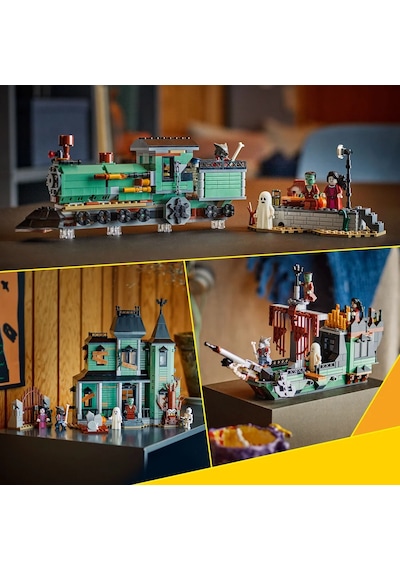 LEGO® Creator 3'ü 1 Arada Hayaletli Köşk 31167 - 9 Yaş ve Üzeri için Gemi ve Tren Olabilen Yaratıcı Oyuncak Yapım Seti (736 Parça)