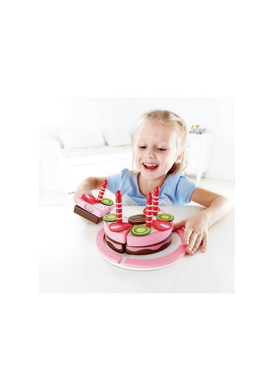 Hape Çift Aromalı Oyuncak Doğum Günü Pastası